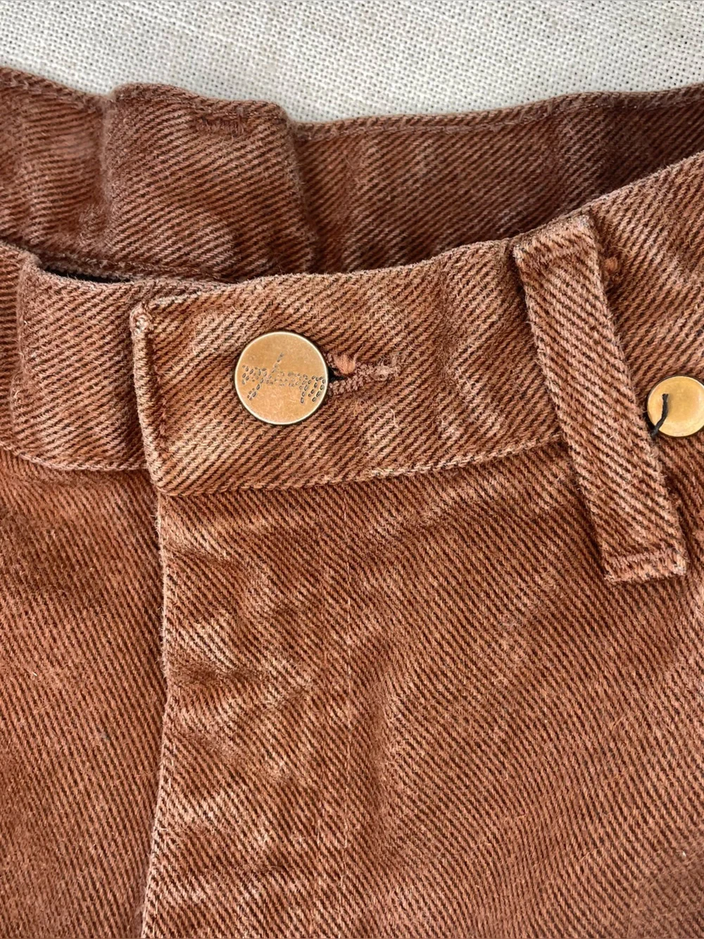 Vintage Wrangler Women’s Cowboy Cut Rust Colored High Waisted Western Jeans - Picture 7 of 13